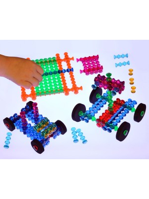 Translucent Playstix Set - 105 Peças